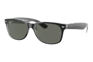 Ray-Ban RB2132 605258 Polarized Green Classic G-15Black On Transparent