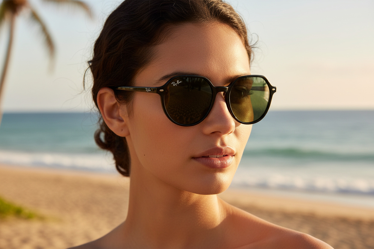 Vista frontale Ray-Ban THALIA (RB2195 - 901/31)