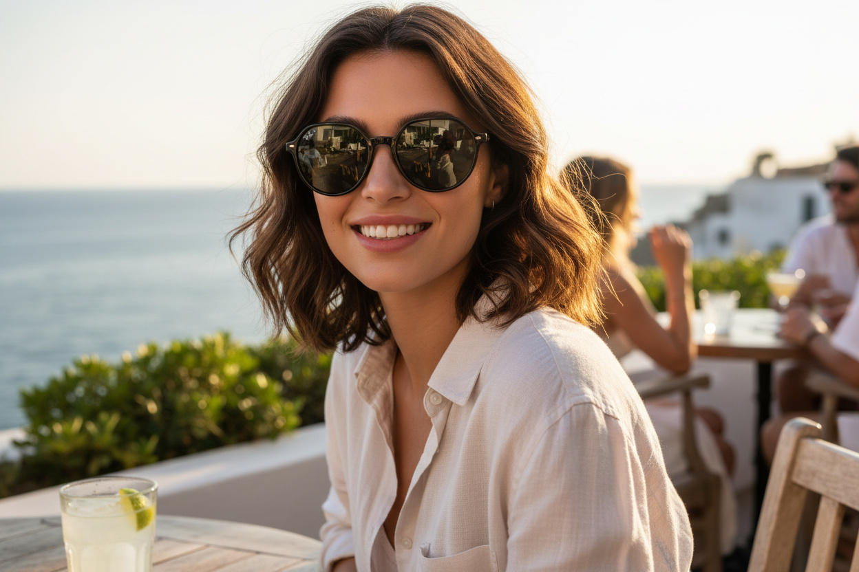 Vue de face Ray-Ban THALIA (RB2195 - 901/58)