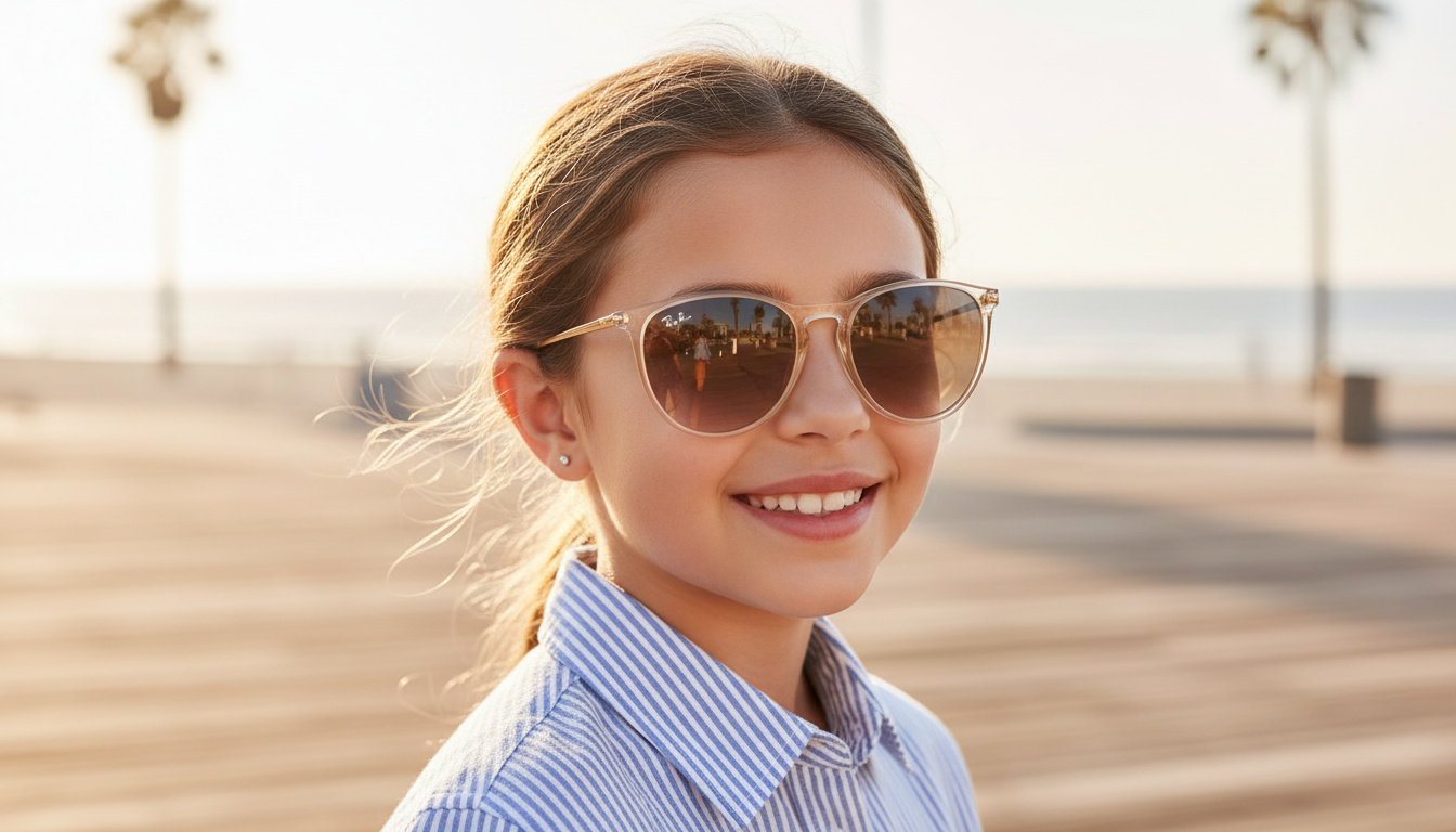 Vue de face Ray-Ban Kids JUNIOR ERIKA (RJ9060S - 710813)