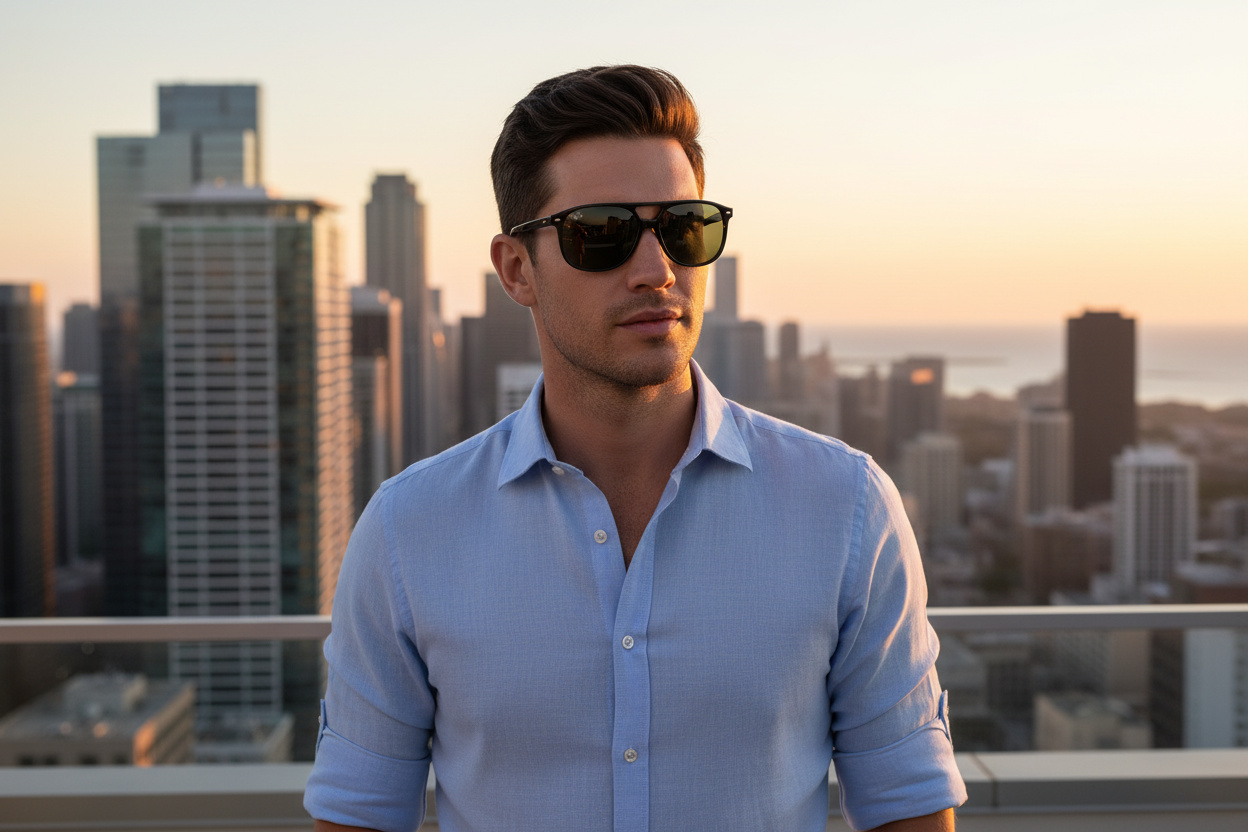 Vue de face Ray-Ban BILL (RB2198 - 901/31)