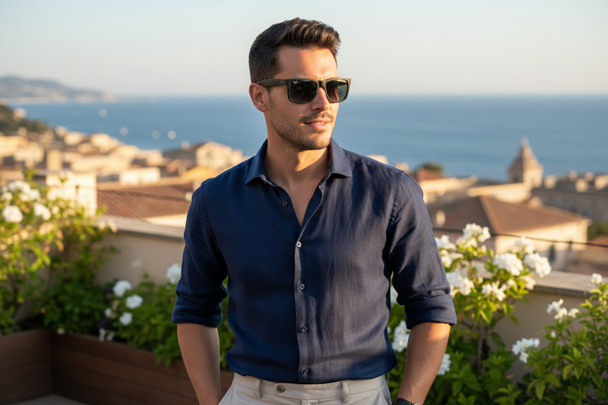 Vue de face Ray-Ban JUSTIN (RB4165 - 601/8G)