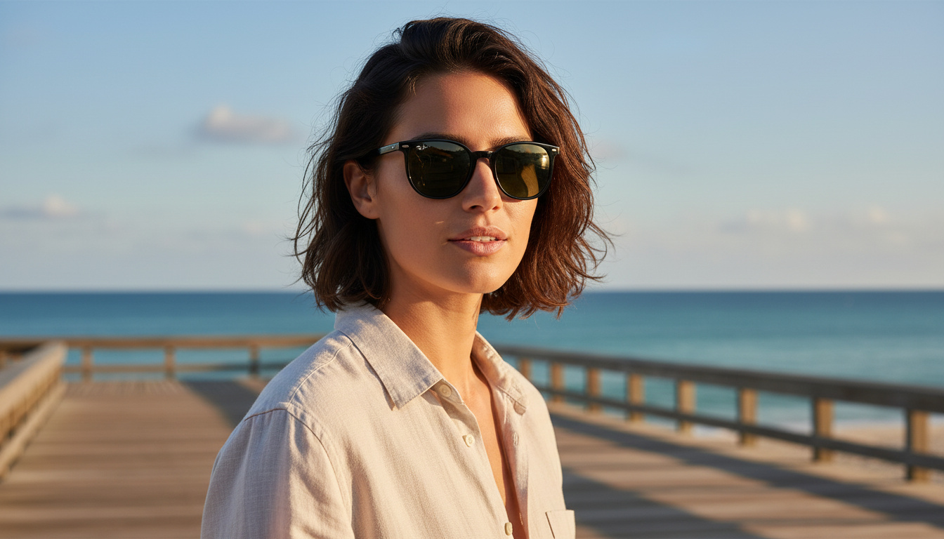 Vue de face Ray-Ban ELLIOT (RB2197 - 901/31)