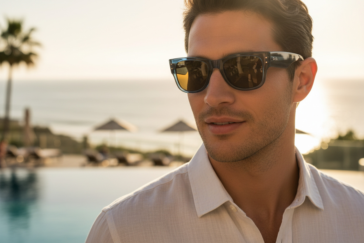 Vue de face Ray-Ban MEGA WAYFARER (RB0840S - 668073)