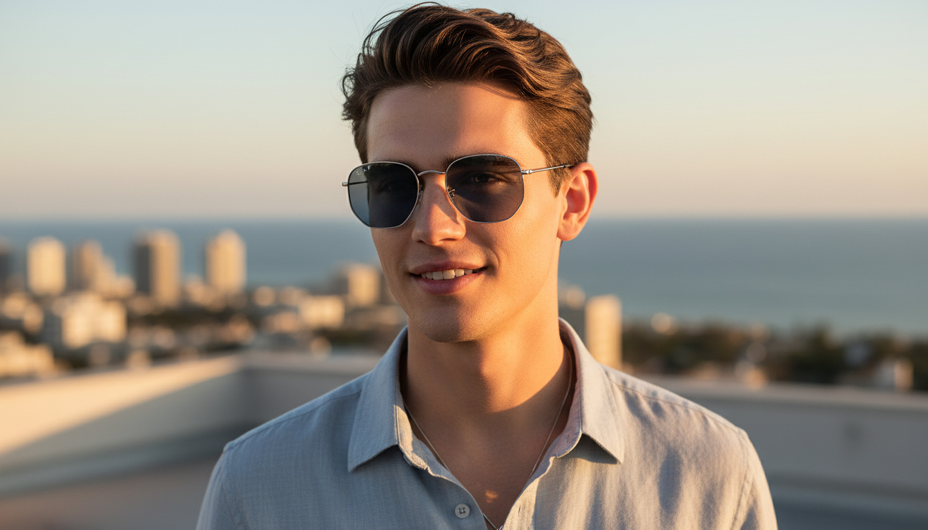 Vue de face Ray-Ban HEXAGONAL (RB3548N - 003/02)