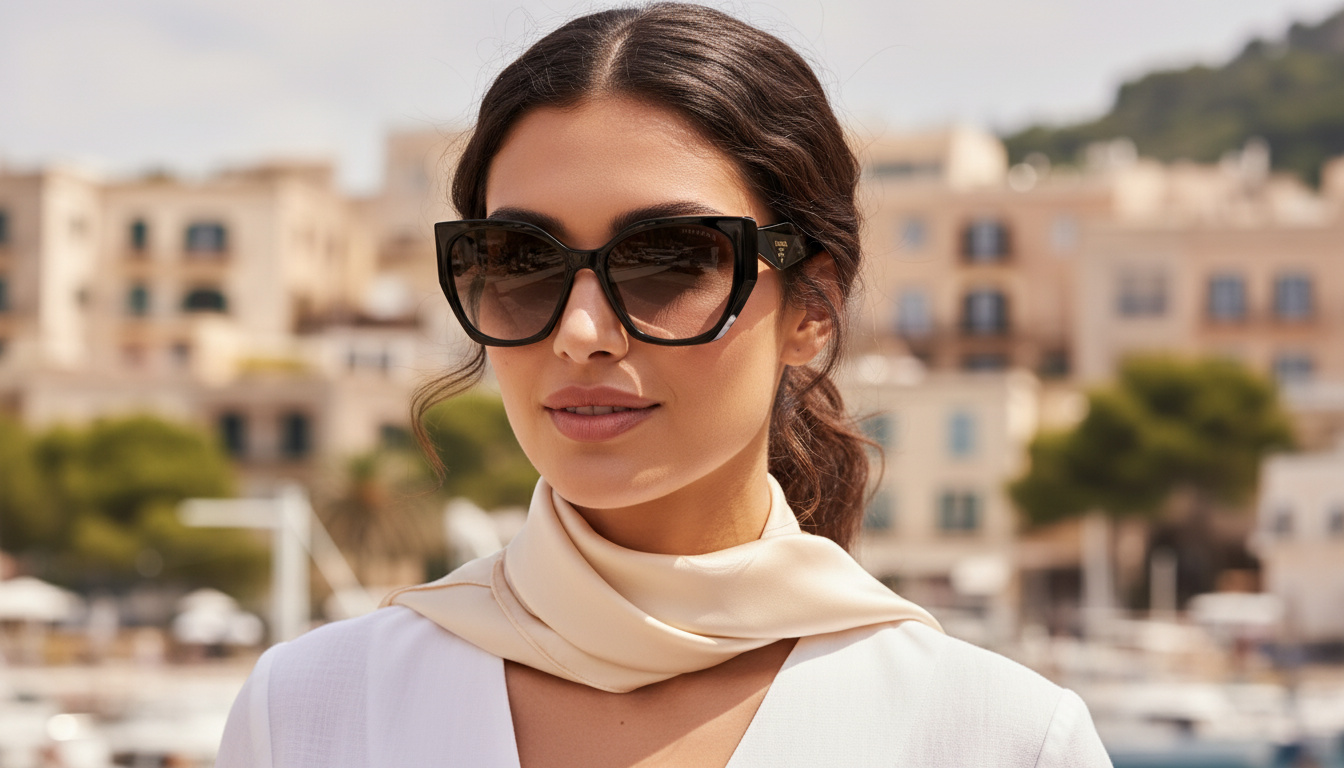 Vue de face Prada PR 19ZS (1AB0A7)