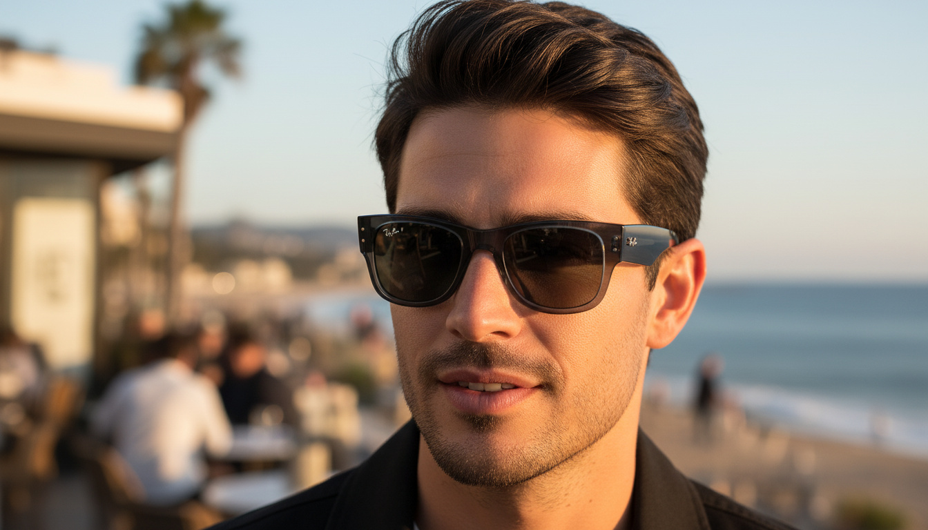 Vue de face Ray-Ban MEGA WAYFARER (RB0840S - 1406B1)