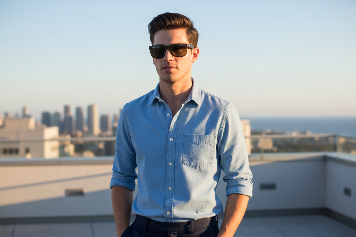 Vue de face Ray-Ban JUSTIN (RB4165 - 865/87)
