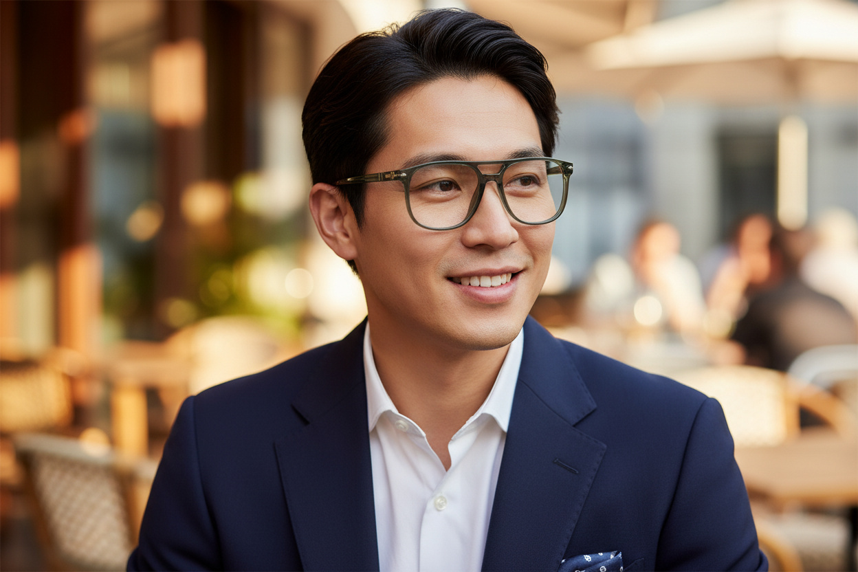 Vue de face Persol GRETA (PO3329V - 1103)