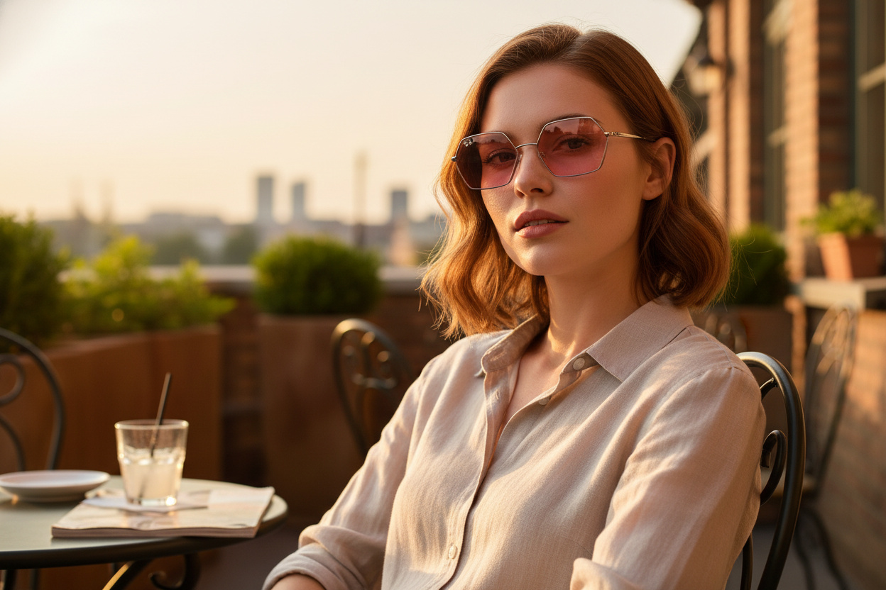 Vue de face Ray-Ban YEVI (RB3728 - 004/84)