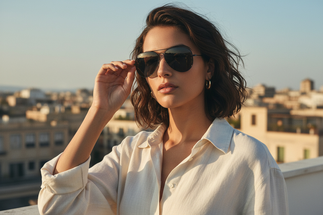 Vue de face Ray-Ban OLD AVIATOR (RB3825 - 002/B1)