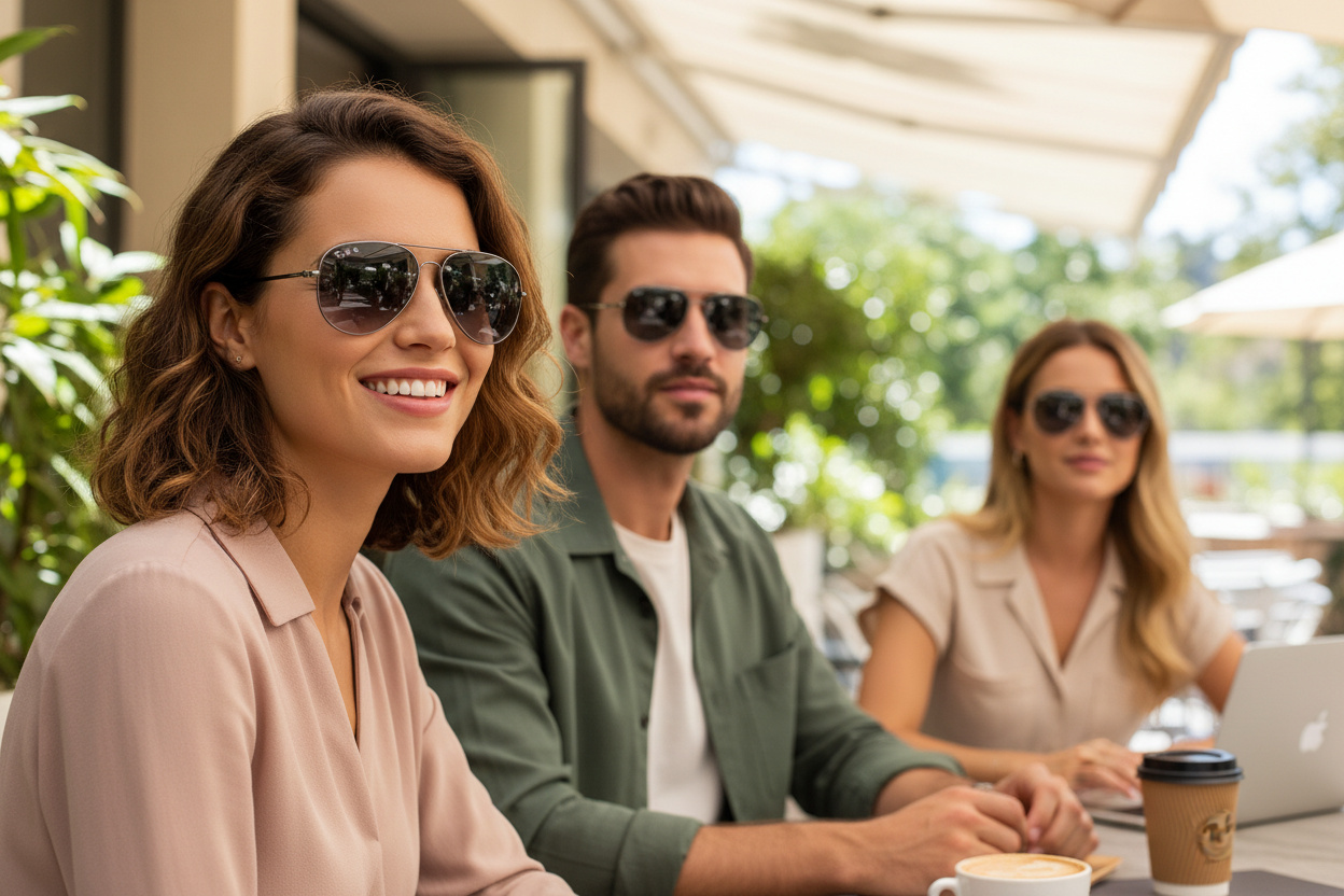Vorderansicht Ray-Ban OLD AVIATOR (RB3825 - 004/78)