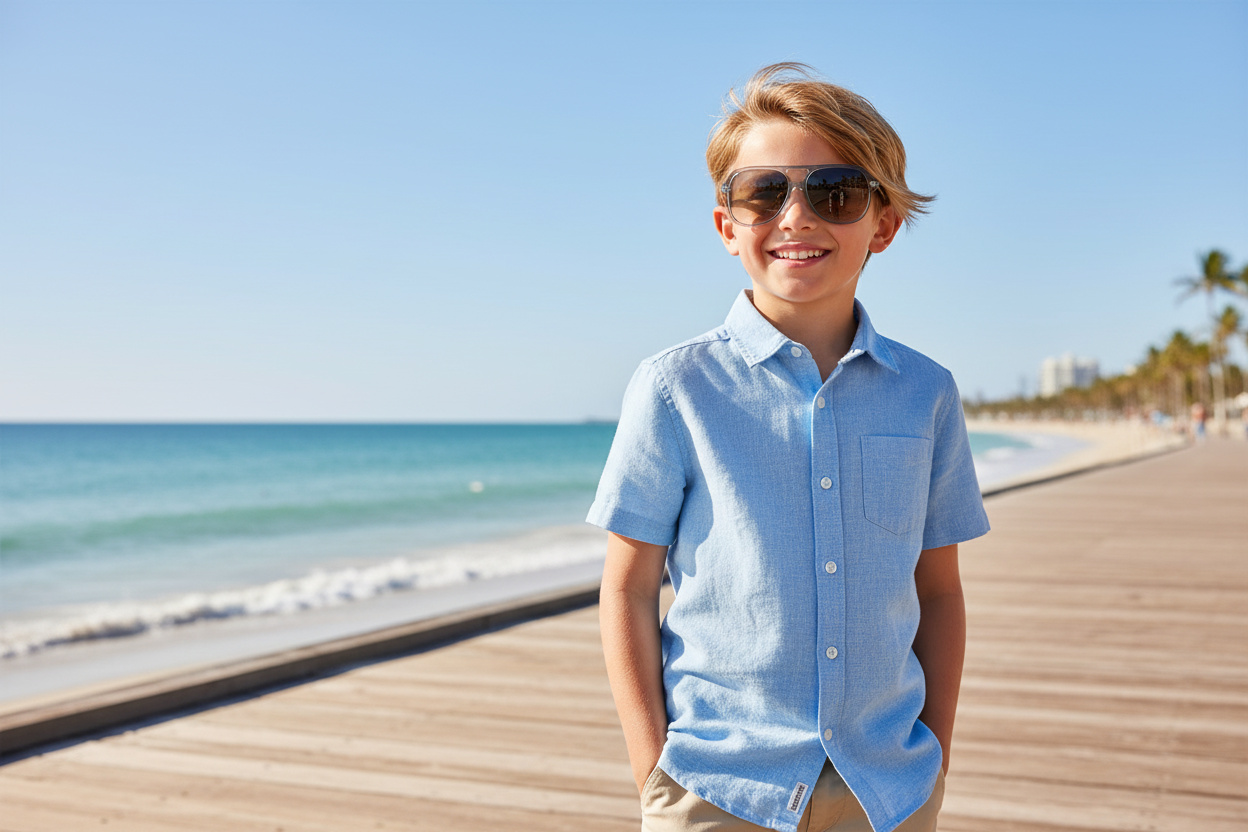 Vue de face Ray-Ban Kids JUNIOR BILL (RJ9096S - 715311)