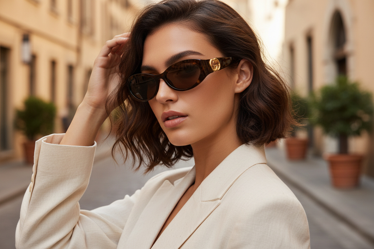 Vista frontale Gucci GG1660S (002)