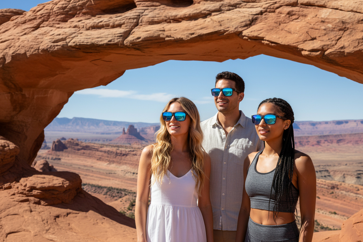 Vista frontale Maui Jim Red Sands (B432N-2M)