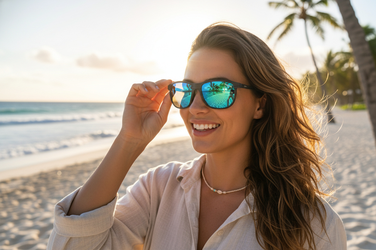 Vista frontale Maui Jim Lele Kawa (B811-03S)