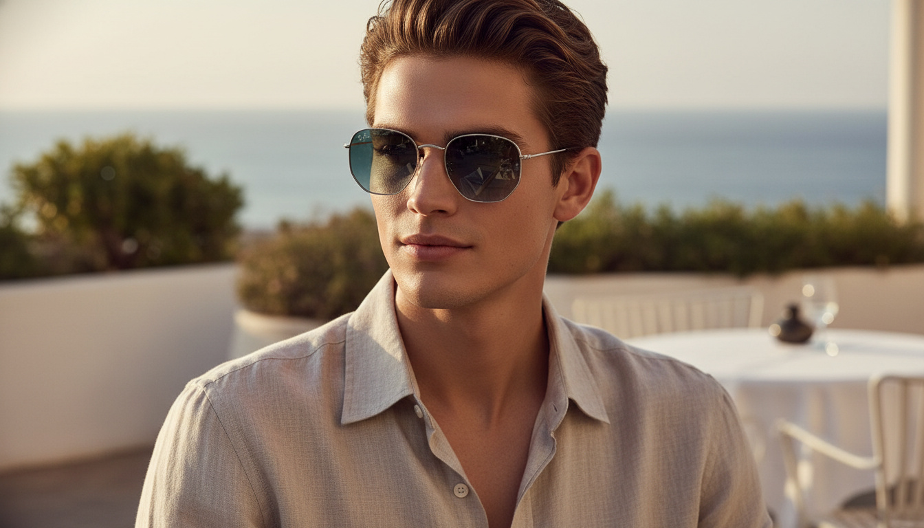Vue de face Ray-Ban HEXAGONAL (RB3548N - 003/3M)