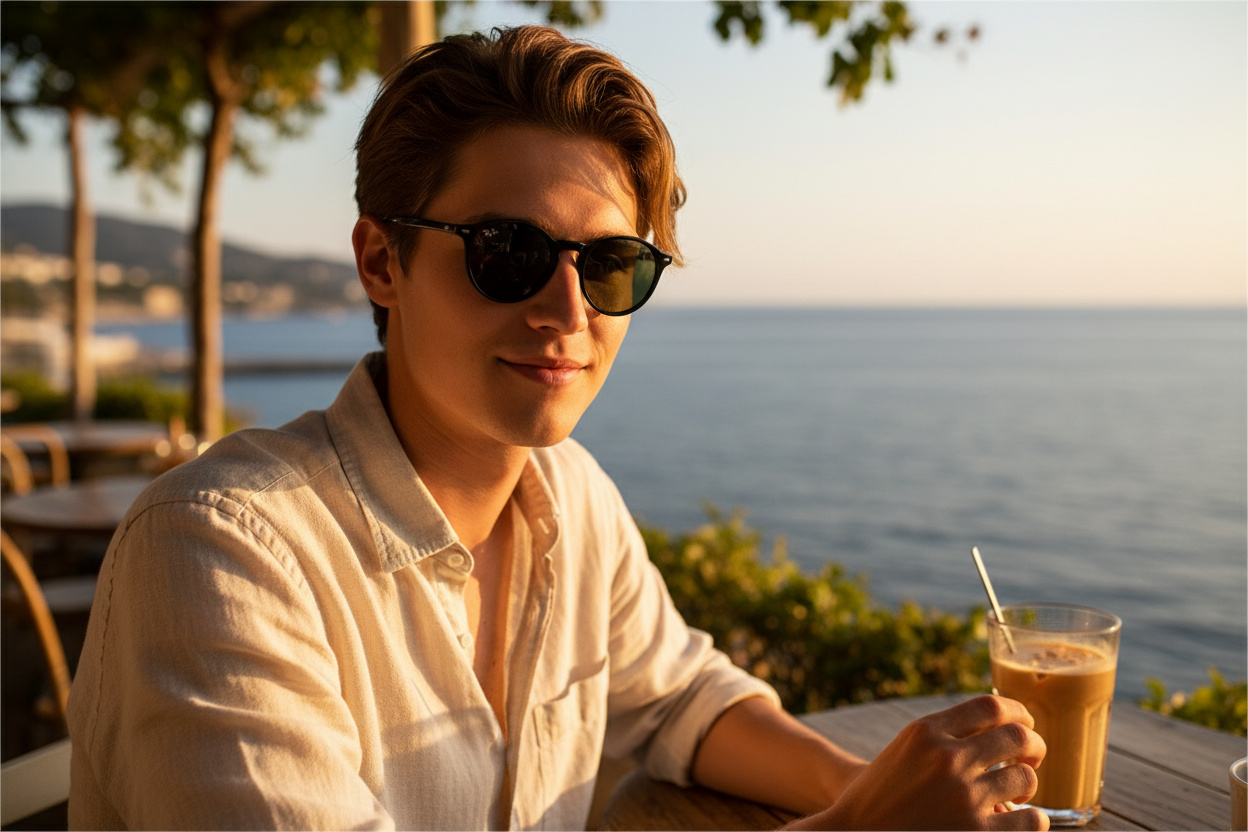 Vue de face Ray-Ban BERNARD (RB2230 - 901/31)
