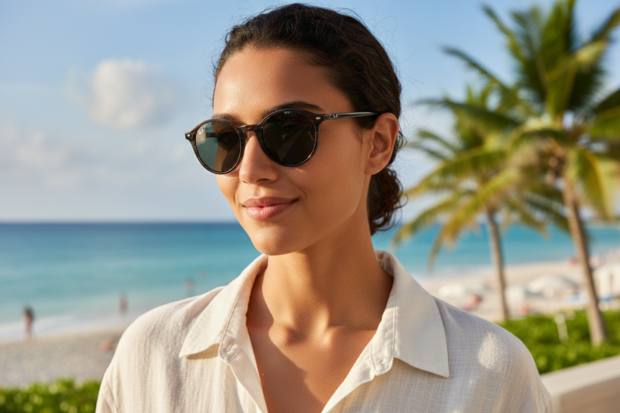 Vue de face Ray-Ban BERNARD (RB2230 - 1420GK)