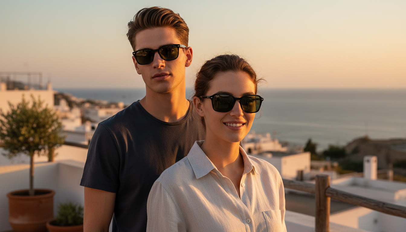 Vista frontale Ray-Ban RAIMOND (RB2231 - 901/31)