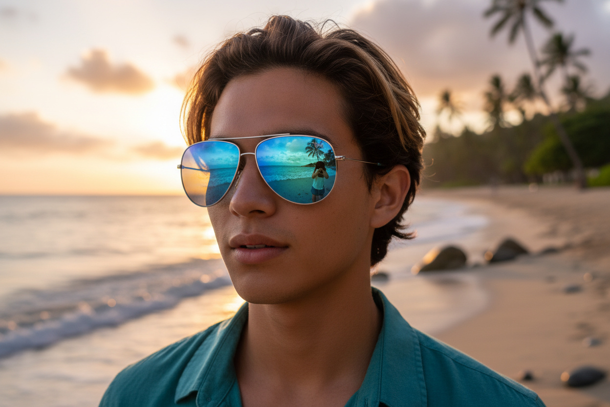 Vista frontale Maui Jim Hauoli (B665-17B)