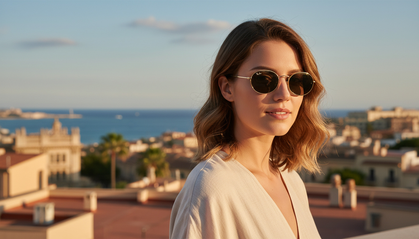 Vue de face Ray-Ban OVAL (RB3547N - 001/B1)