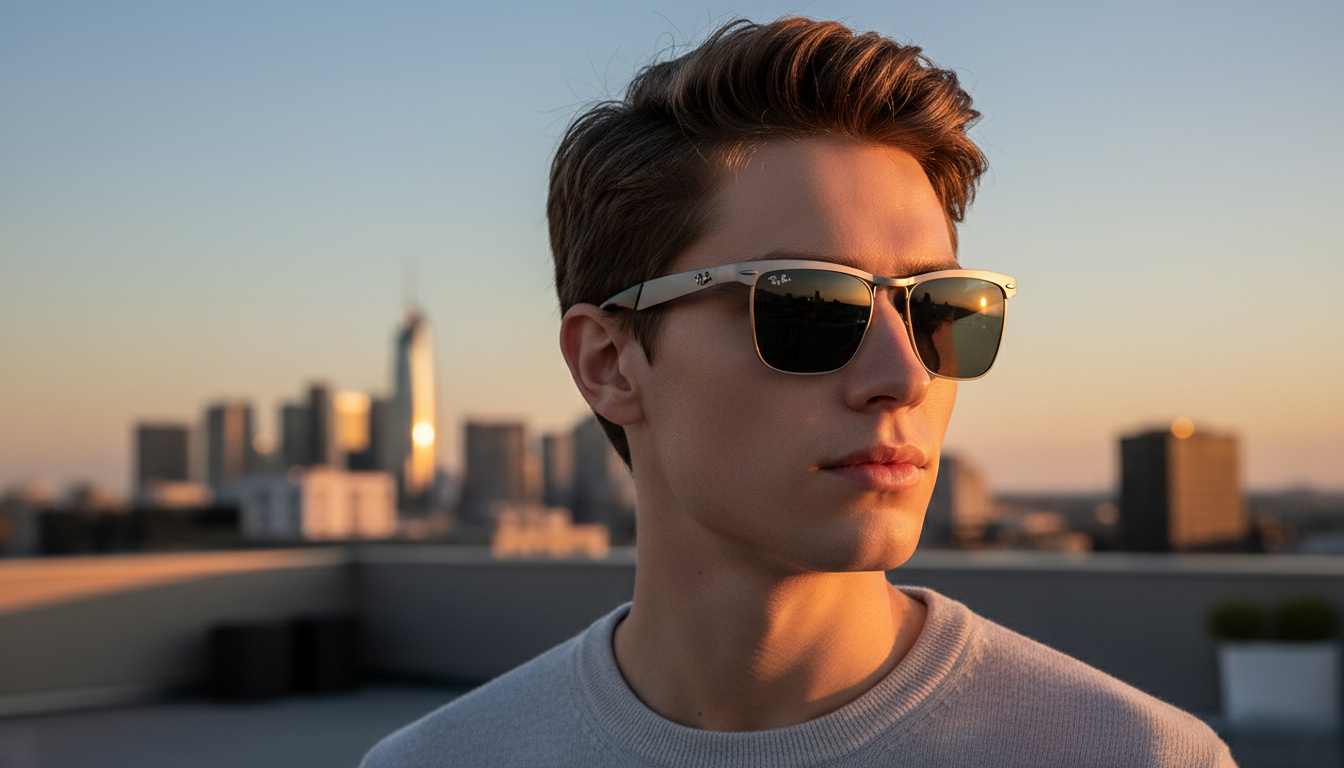 Vorderansicht Ray-Ban WAYFARER DELUXE (RB3875 - 029/R5)