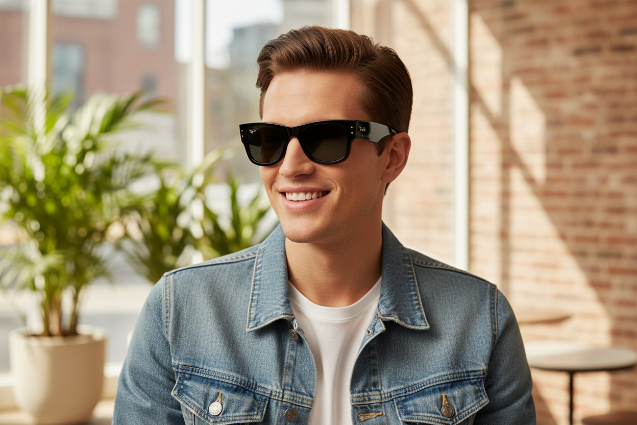 Vue de face Ray-Ban MEGA WAYFARER (RB0840S - 6826J5)