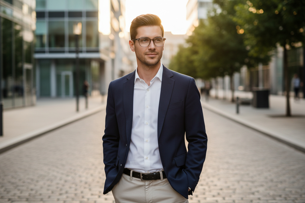 Vue de face Zegna EZ5332 (057)