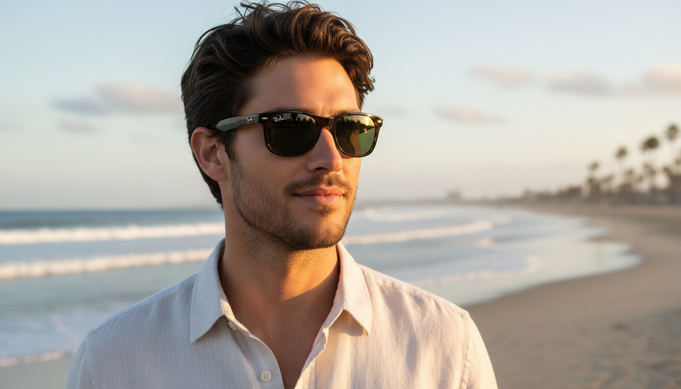 Vue de face Ray-Ban NEW WAYFARER (RB2132 - 902)