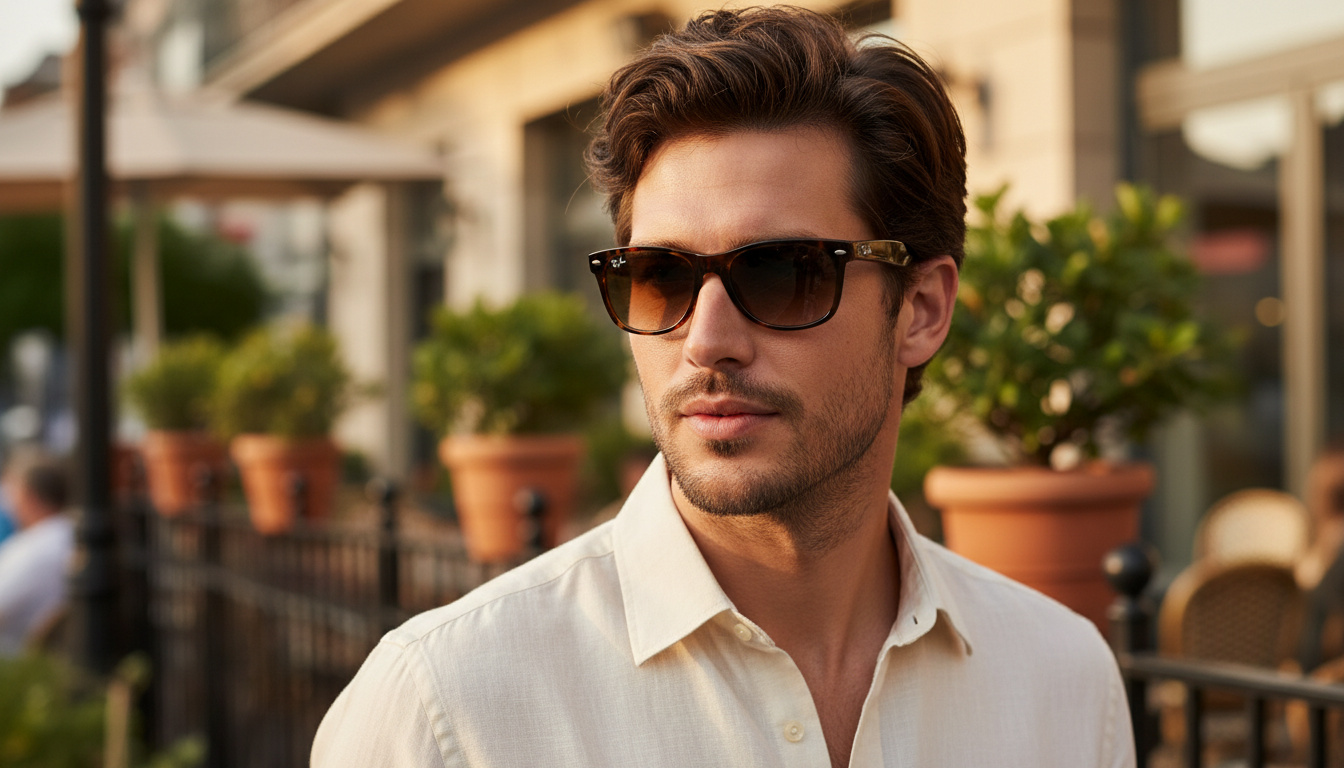Vorderansicht Ray-Ban NEW WAYFARER (RB2132 - 710/51)
