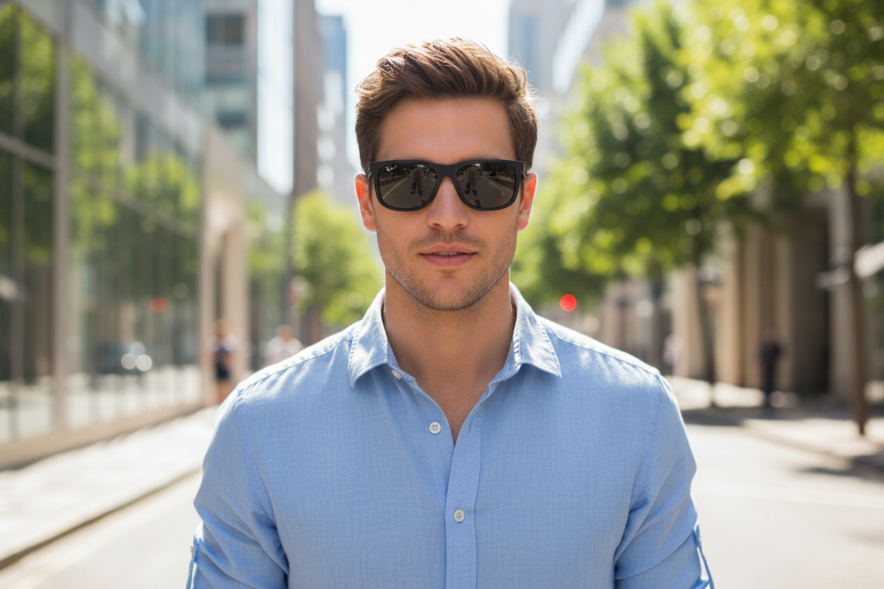 Vista frontale Ray-Ban JUSTIN (RB4165 - 622/T3)
