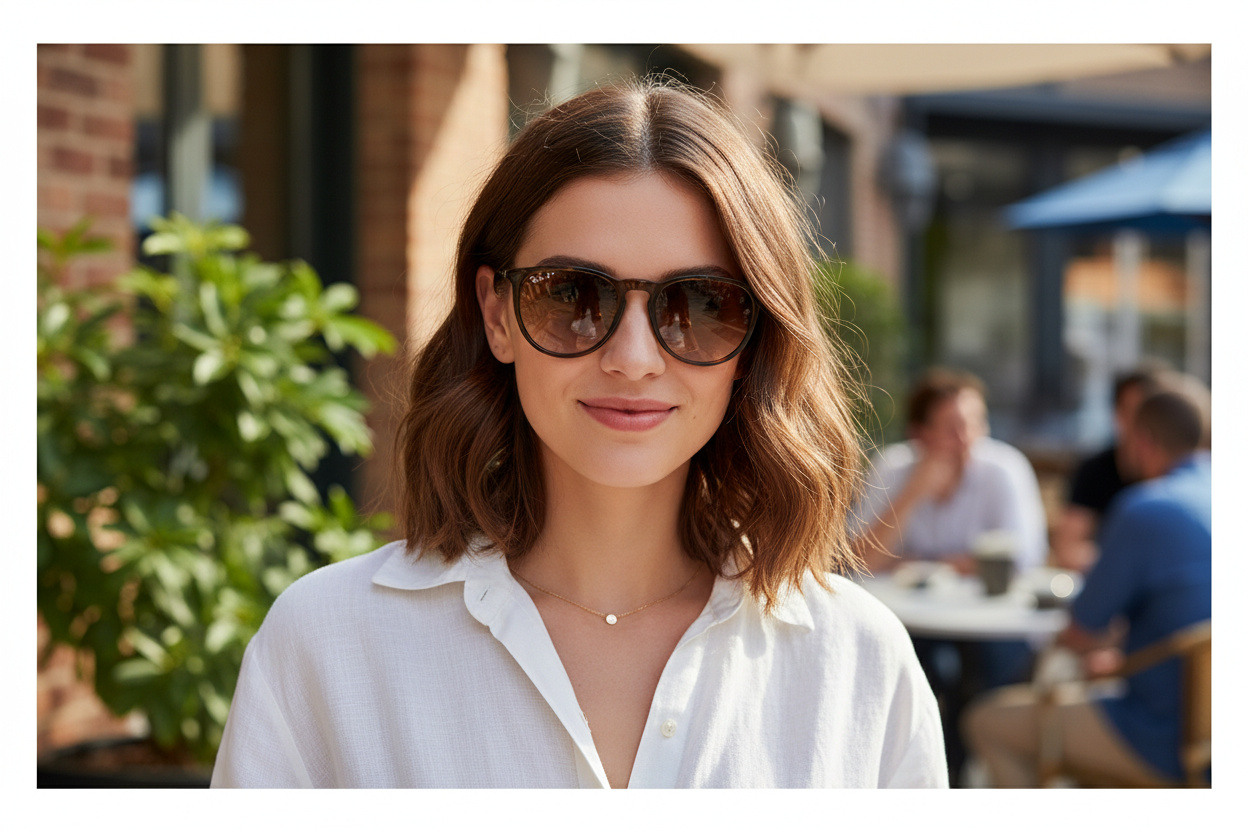 Vue de face Ray-Ban ERIKA (RB4171 - 710/T5)