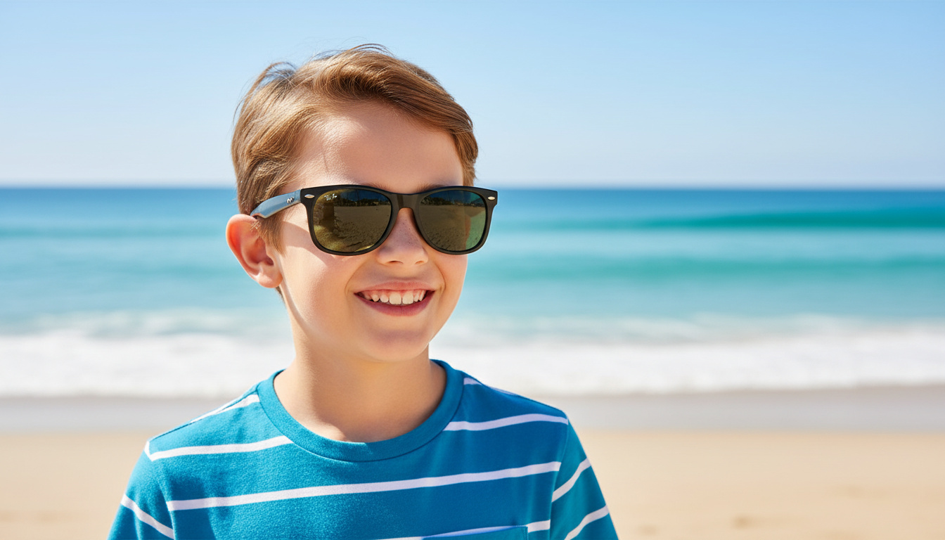 Vue de face Ray-Ban Kids JUNIOR NEW WAYFARER (RJ9052S - 100/71)