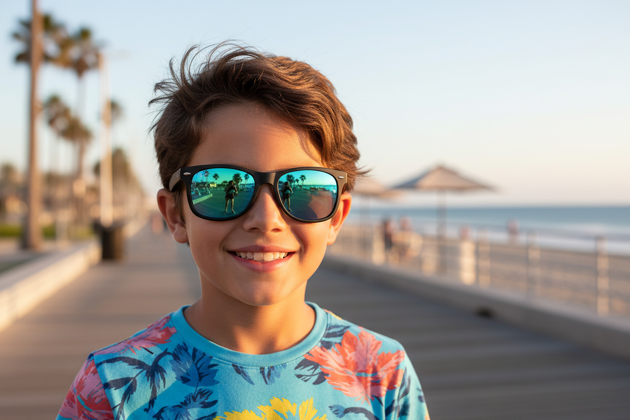 Vista frontale Ray-Ban Kids JUNIOR NEW WAYFARER (RJ9052S - 100S55)