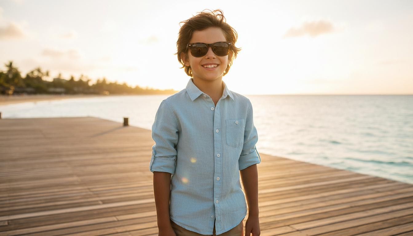 Vue de face Ray-Ban Kids JUNIOR NEW WAYFARER (RJ9052S - 152/73)