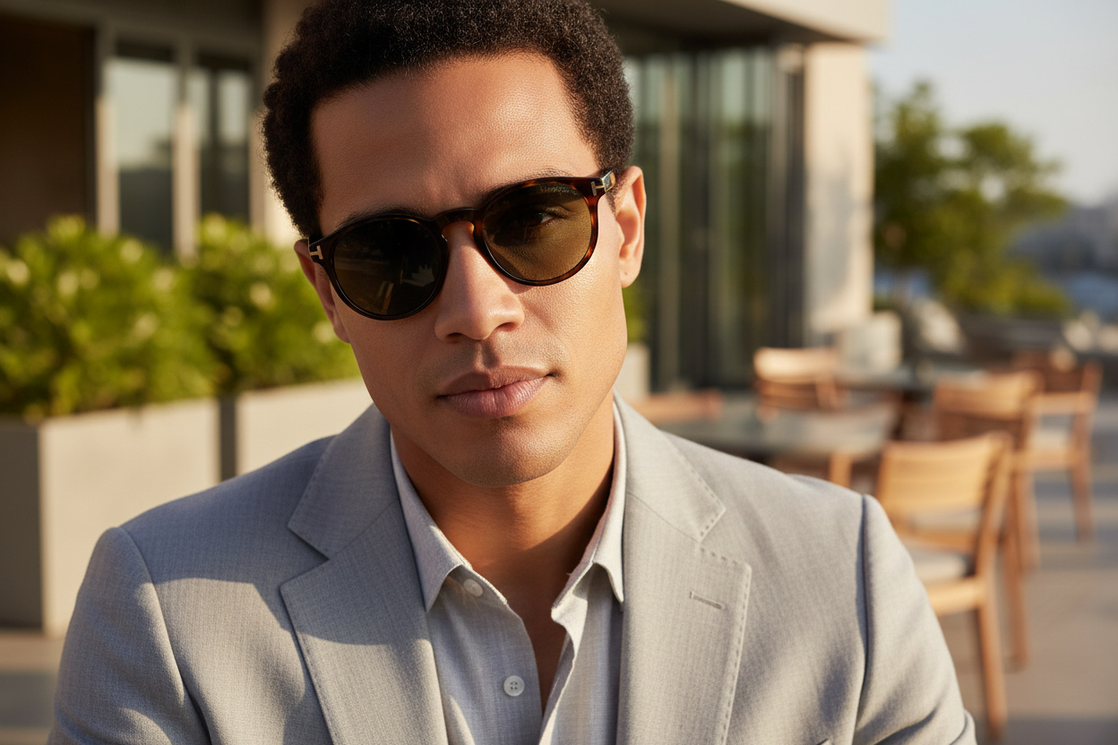 Vista frontale Tom Ford IAN-02 (FT0591 - 52N)