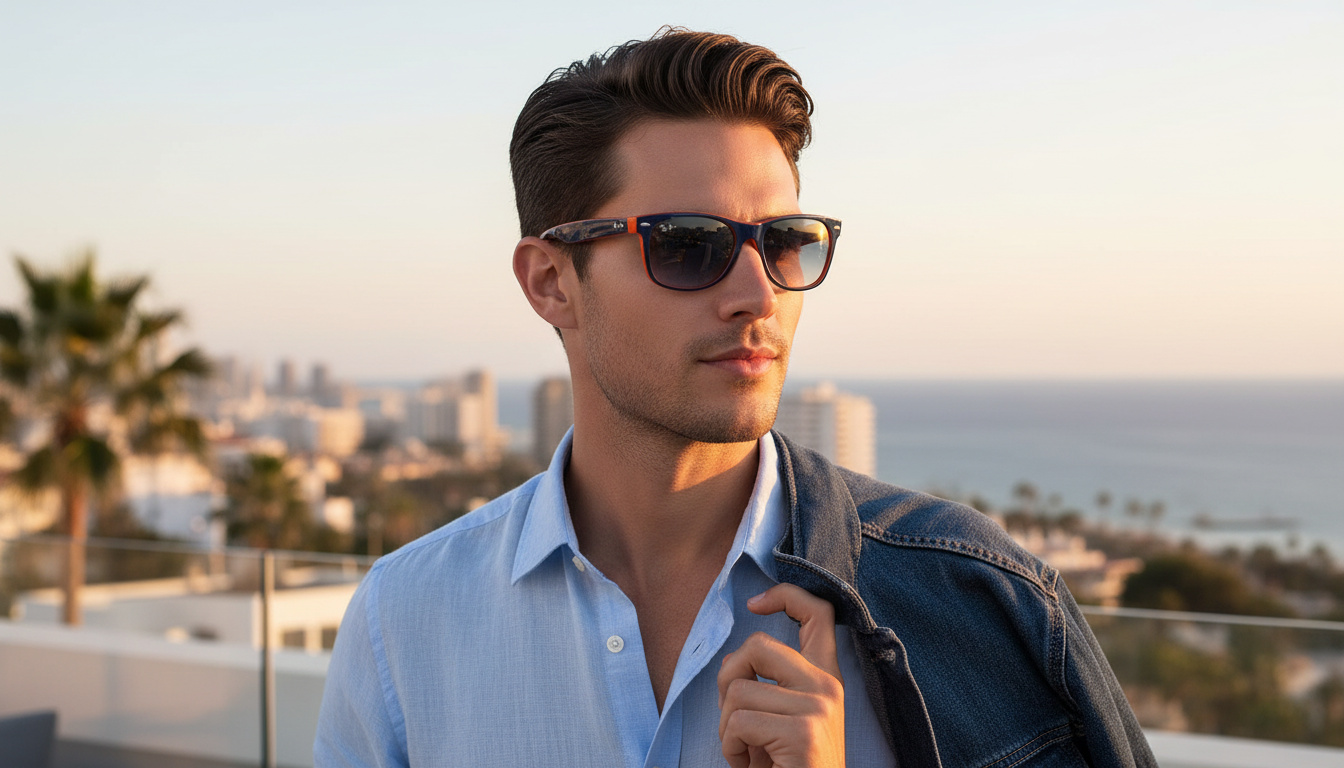 Vista frontale Ray-Ban NEW WAYFARER (RB2132 - 789/3F)