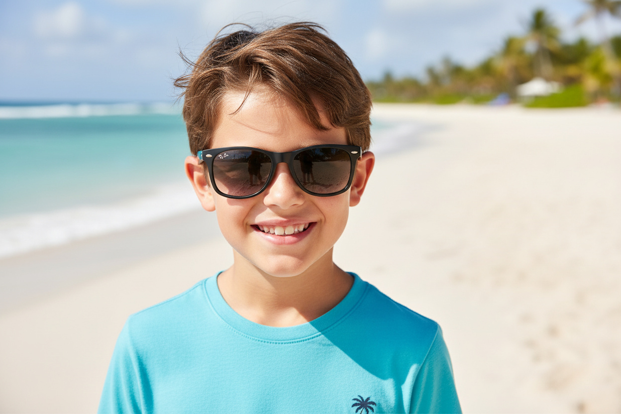 Vista frontale Ray-Ban Kids JUNIOR NEW WAYFARER (RJ9052S - 100/11)