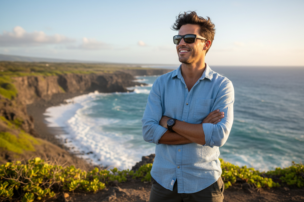 Vue de face Maui Jim Kanaio Coast (766-02MD)