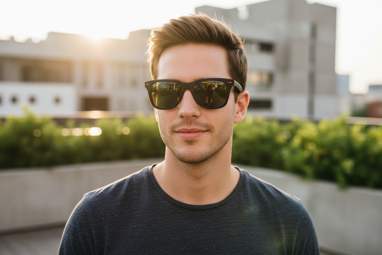 Vue de face Ray-Ban FERRARI (RB4195M - F60271)