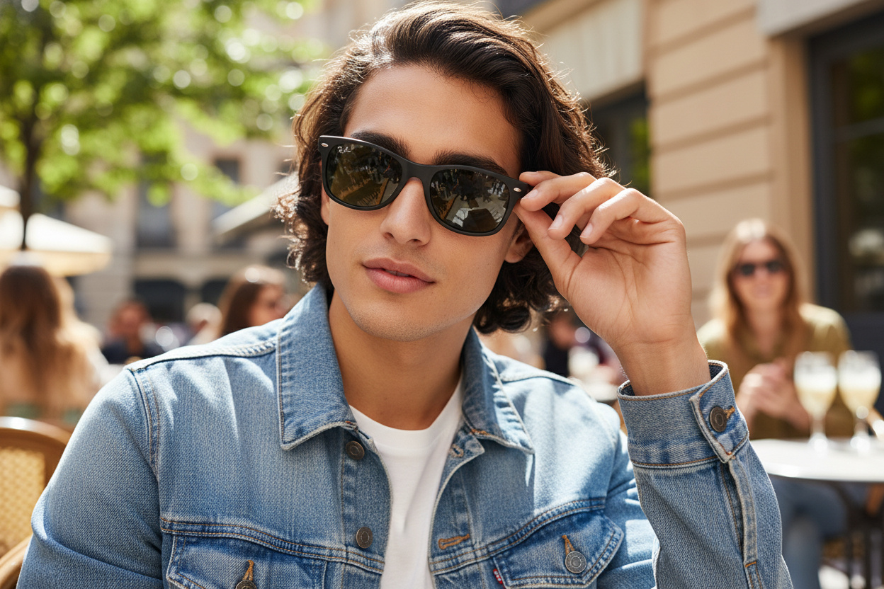 Vista frontale Ray-Ban NEW WAYFARER (RB2132 - 646231)