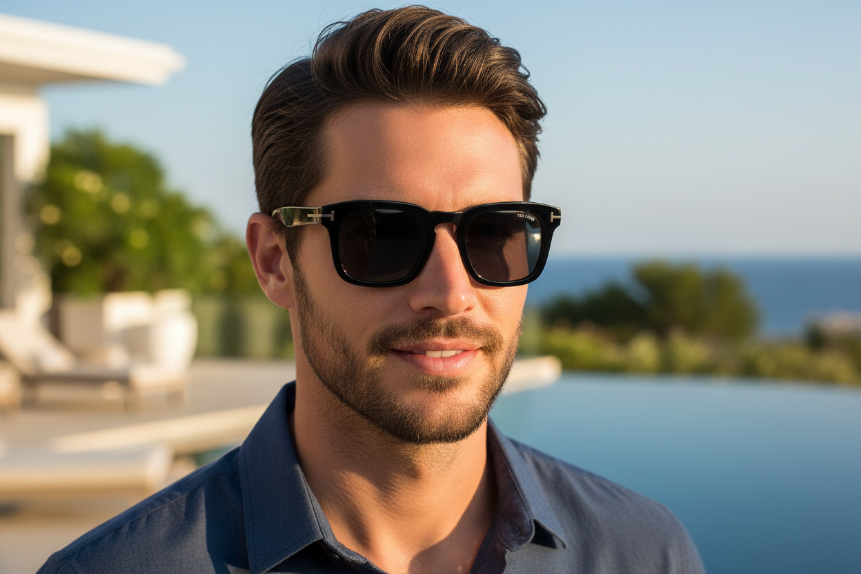Vista frontale Tom Ford DAX (FT0751-N - 01A)