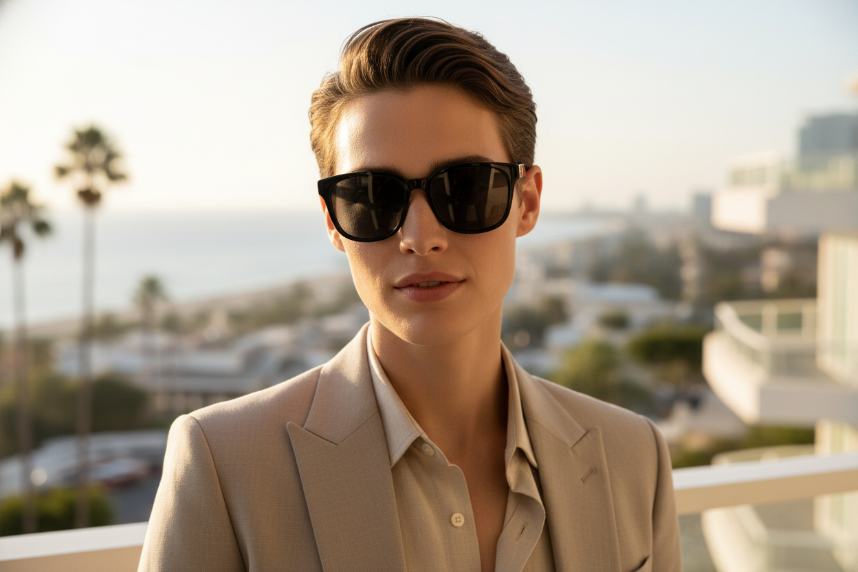 Vista frontale Gucci GG0637SK (001)