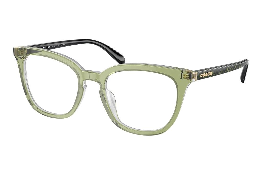 Coach   HC6222U 5786 Transparent Green Hopper