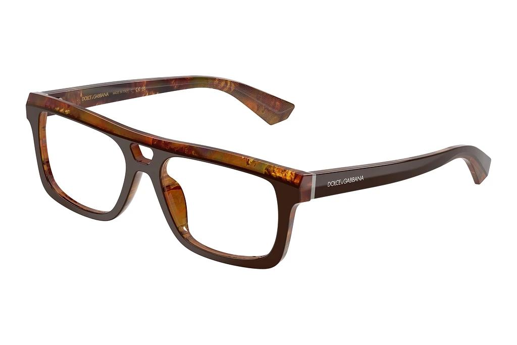 Dolce & Gabbana   DG3431 3456 Top Brown/Pearl Gold & Brown