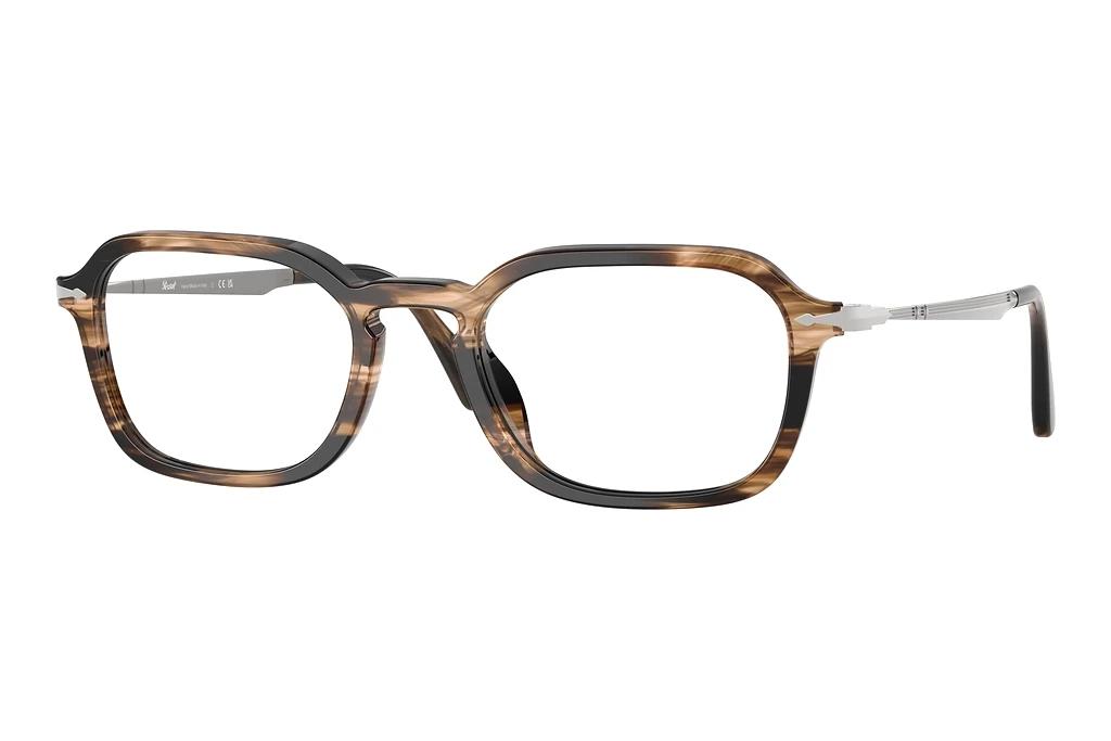 Persol   PO3381V 1236 Striped Black & Greish Brown