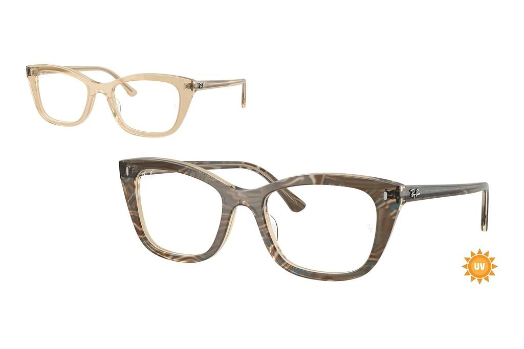 Ray-Ban   RX5433 8294 Photo Waves Brown