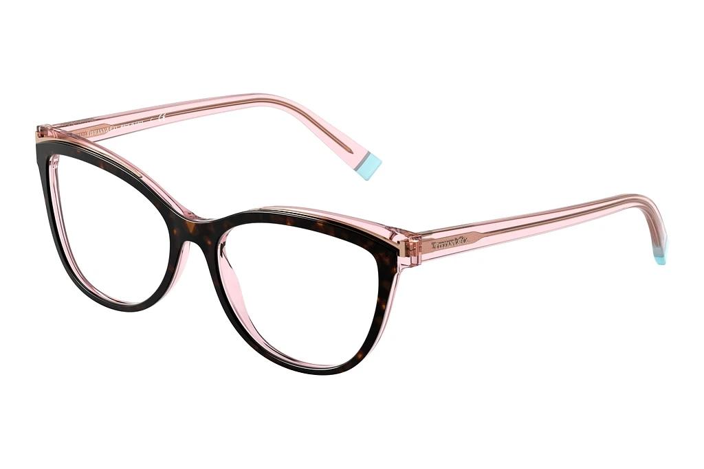 Tiffany   TF2192 8287 Havana On Transparent Pink