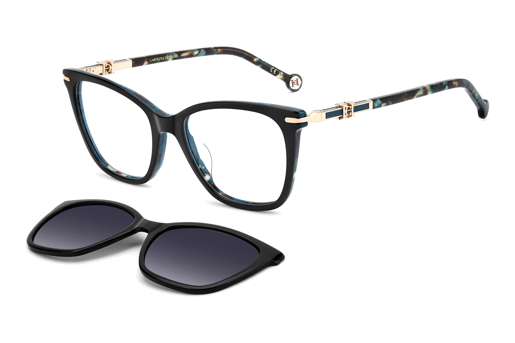 Carolina Herrera   HER 0422/G/C G8J TEAL HAVANA BLACK